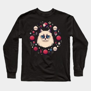 Ragdoll Cat Xmas  Ornament, Love Cats Long Sleeve T-Shirt